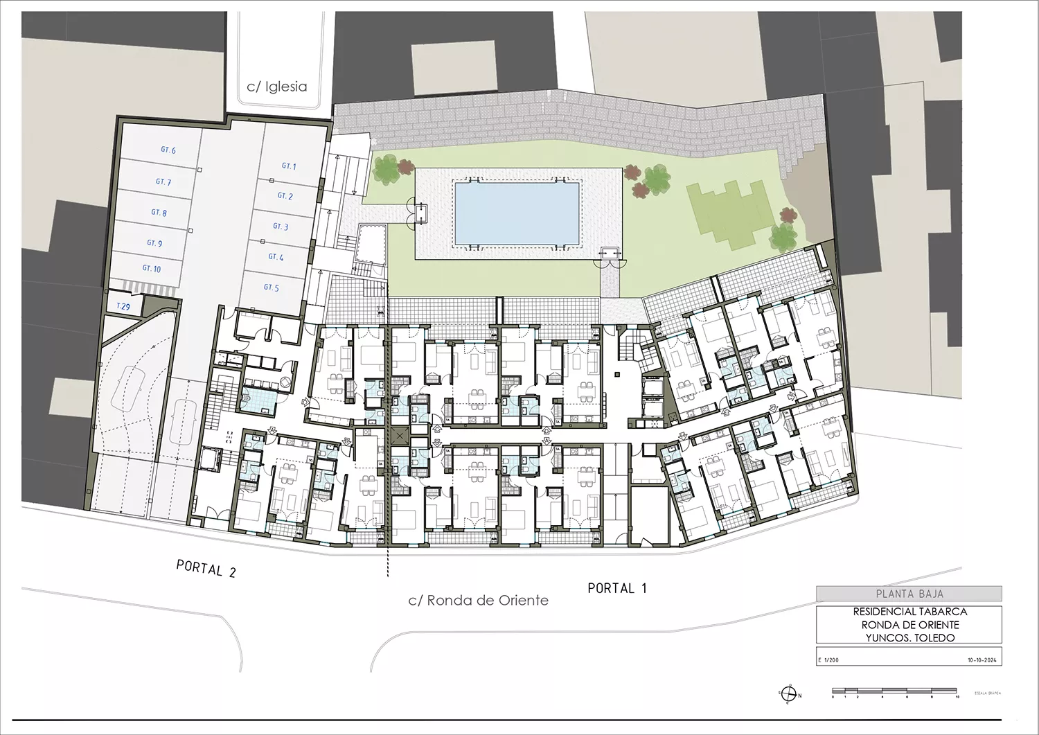 Residencial Tabarca PLANTA BAJA Residencial Tabarca PLANTA BAJA. Plano